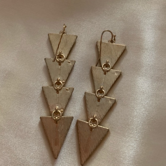 Triangle Earrings - Picture 4 of 4